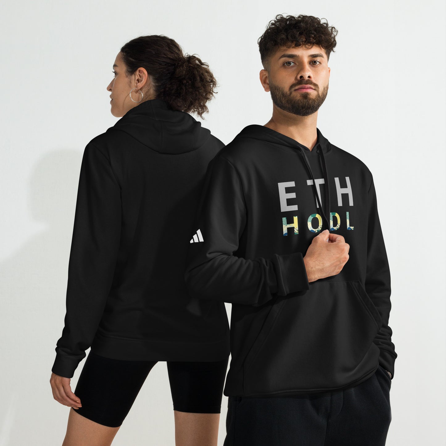 ETH HODL Adidas Fleece Hoodie