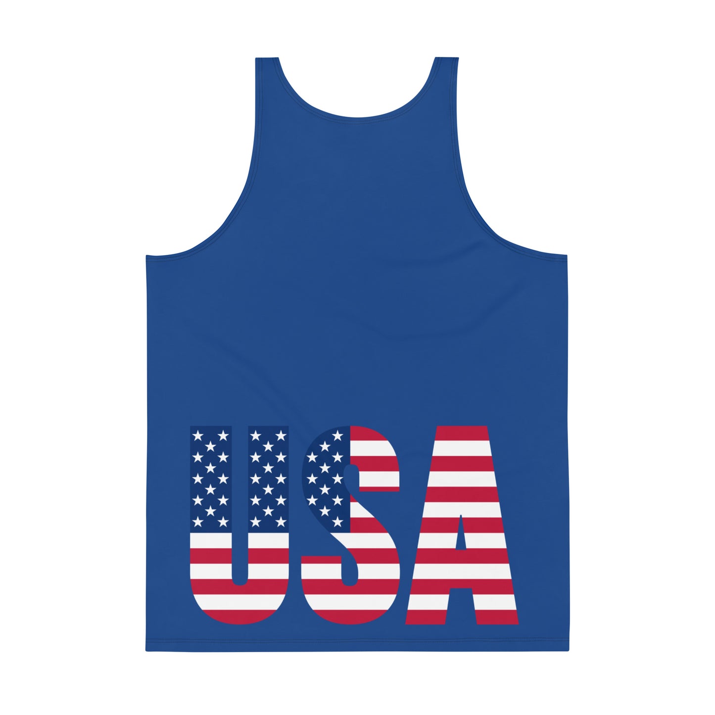 Unisex Tank Top USA Blue