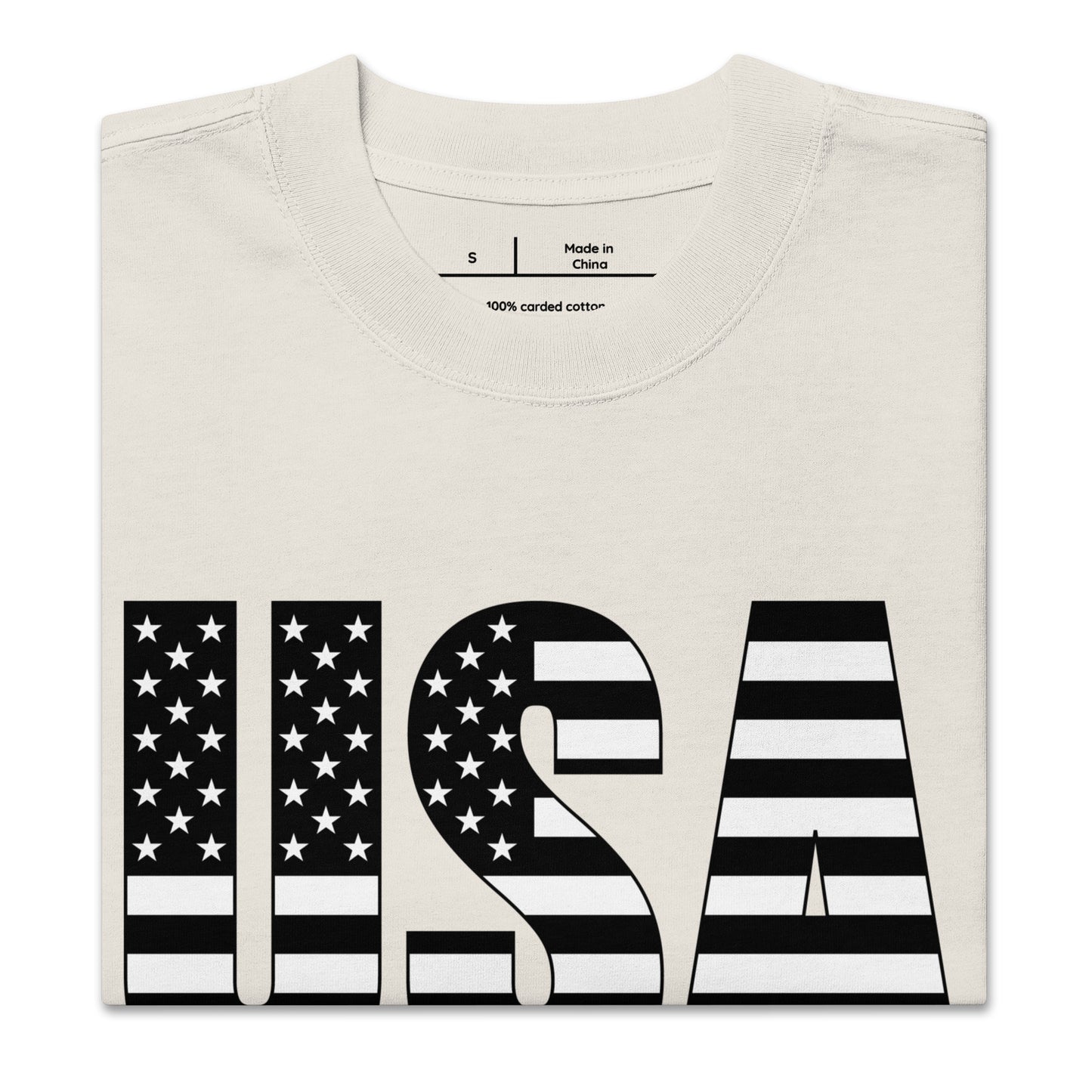 Oversized Faded T-shirt USA