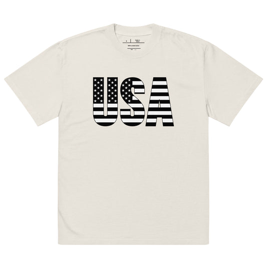 Oversized Faded T-shirt USA