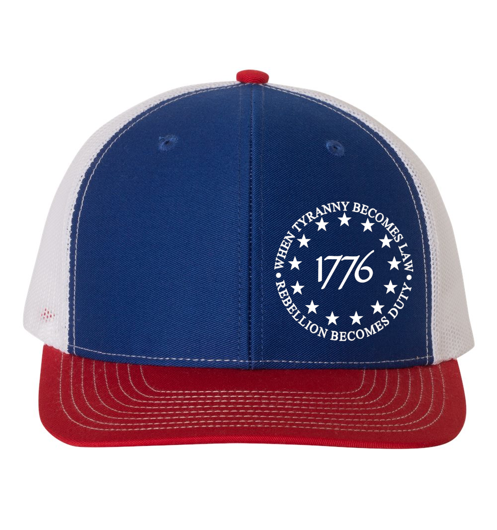 1776 Tyranny Richardson 112 Snapback Trucker Hat