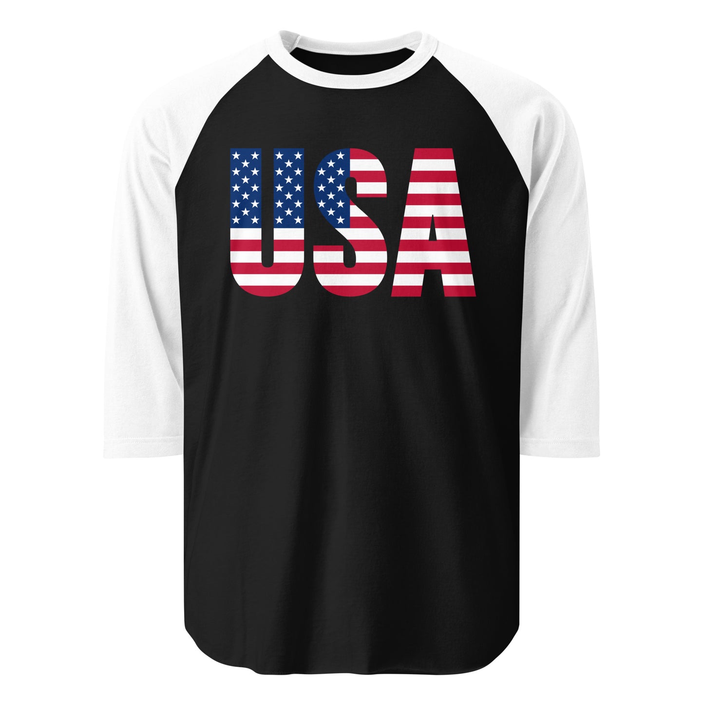 3/4 Sleeve Raglan Shirt USA