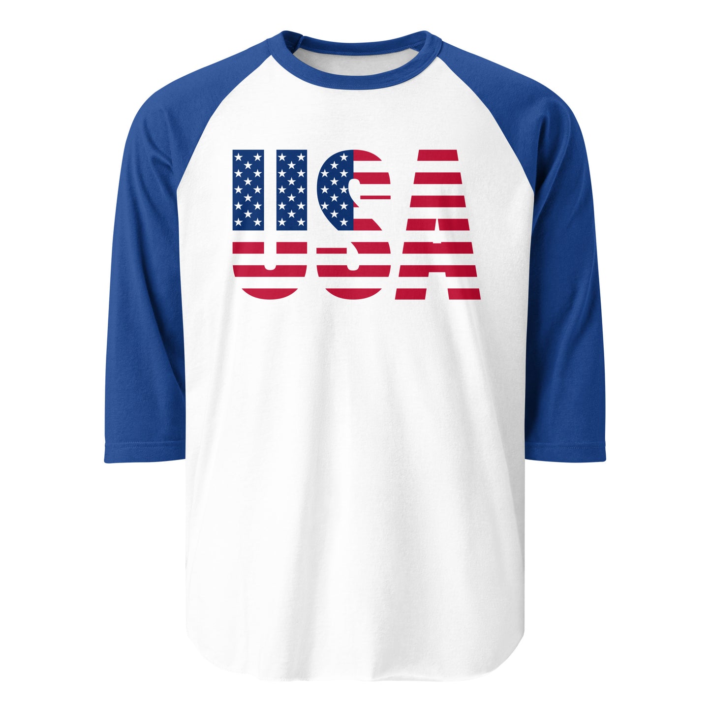 3/4 Sleeve Raglan Shirt USA