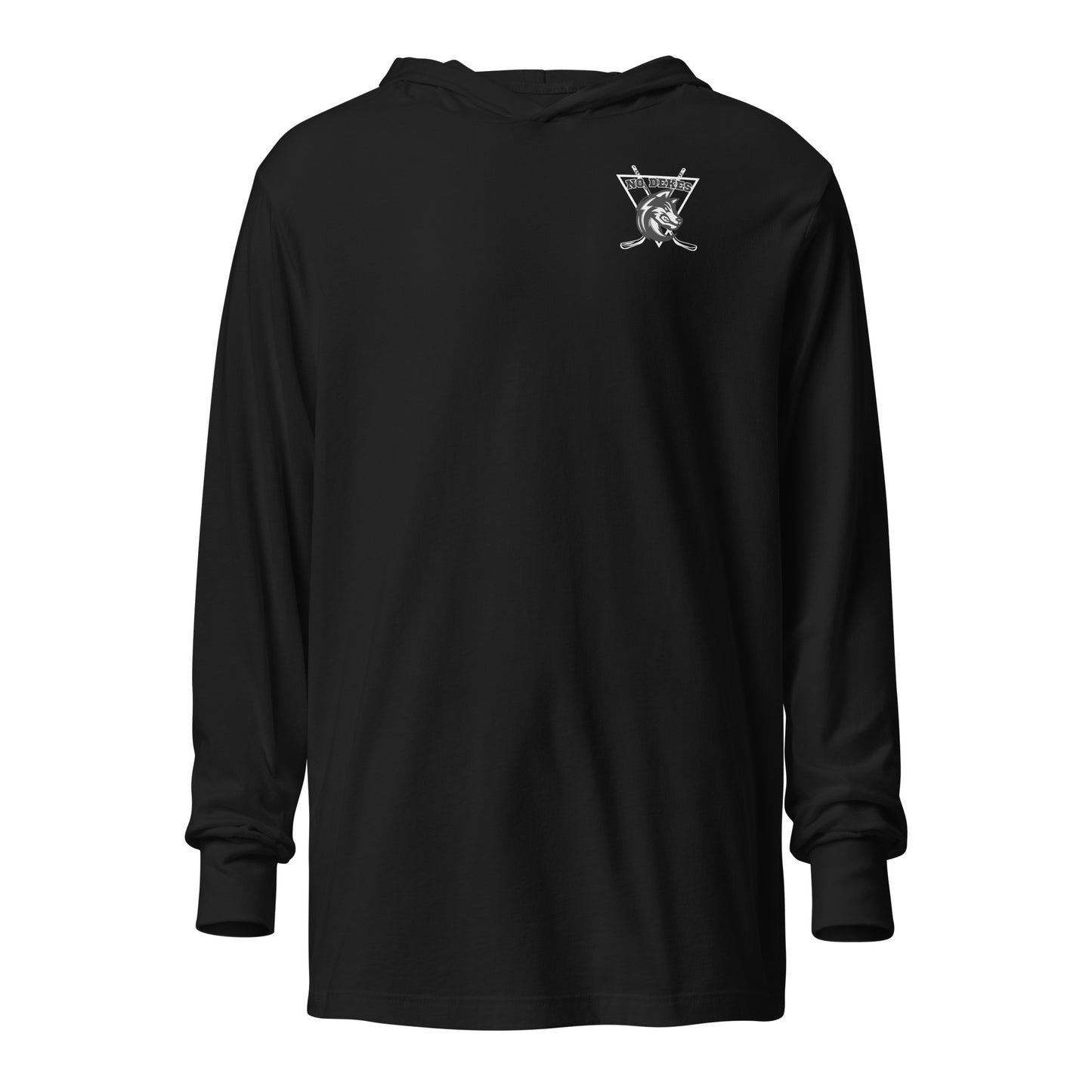 No Dekes Hooded Long-Sleeve Tee