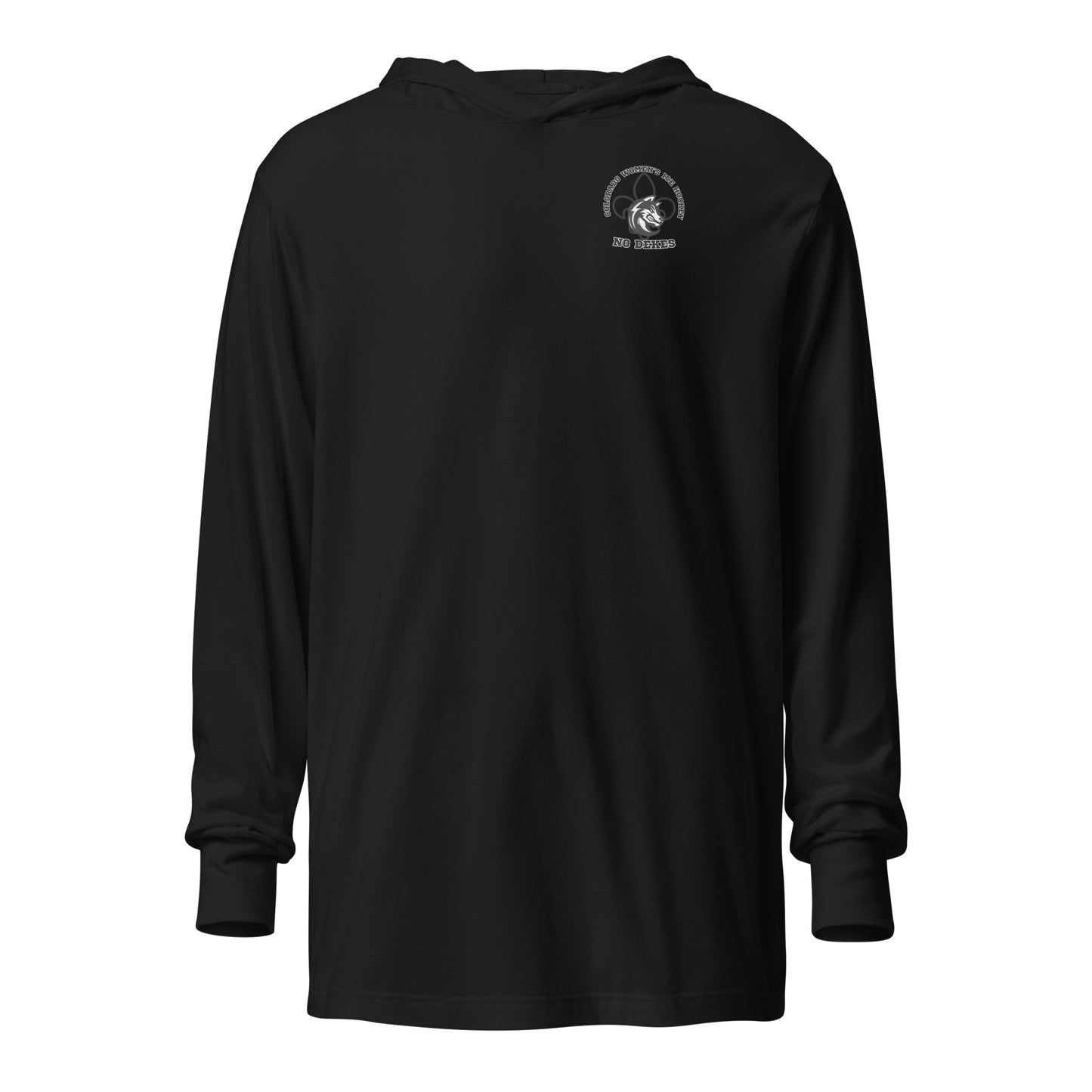 No Dekes Hooded Long-Sleeve Tee 2nd Logo