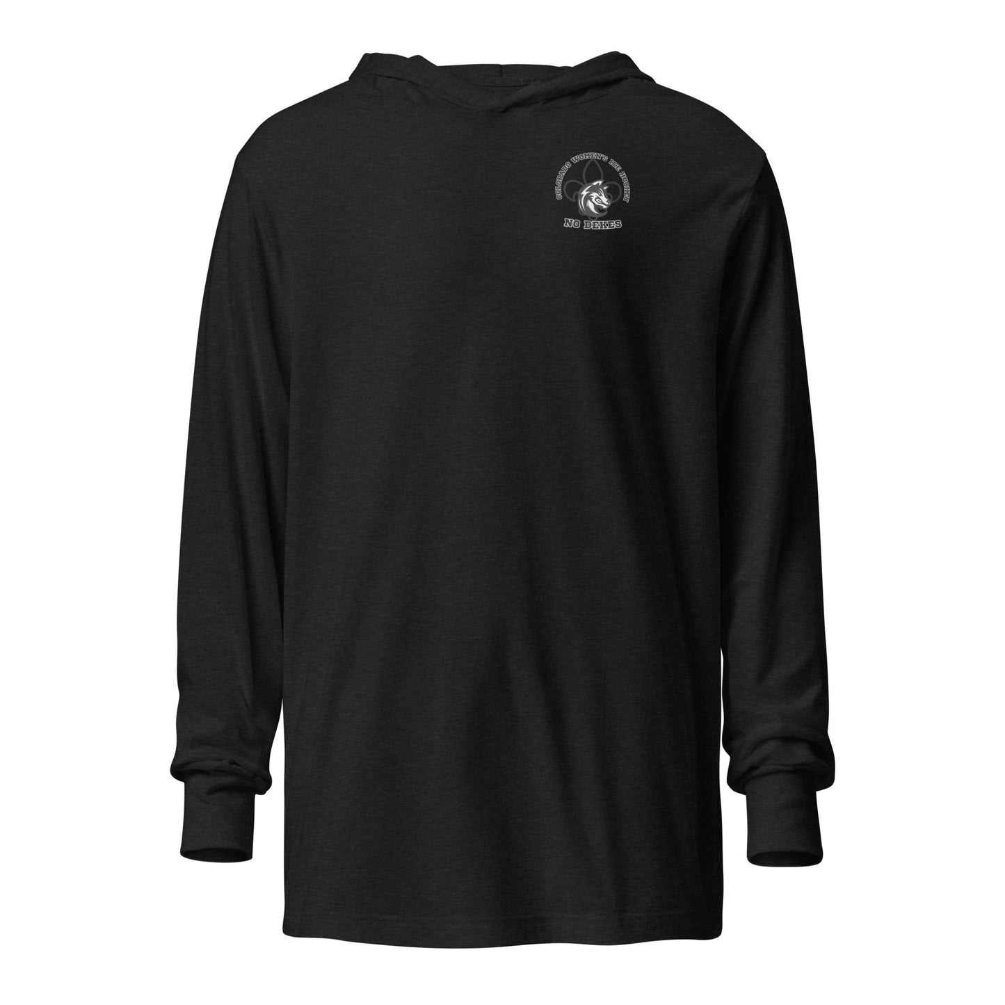 No Dekes Hooded Long-Sleeve Tee 2nd Logo