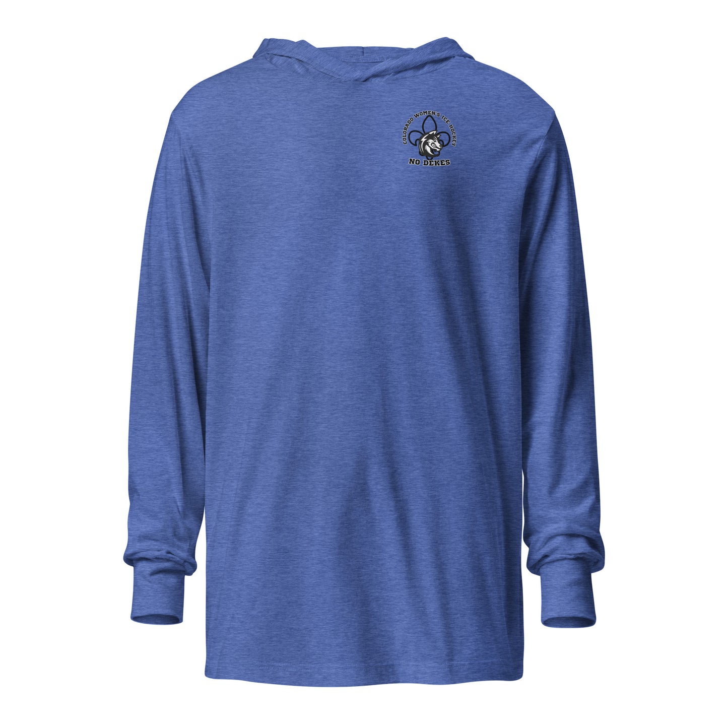 No Dekes Hooded Long-Sleeve Tee 2nd Logo