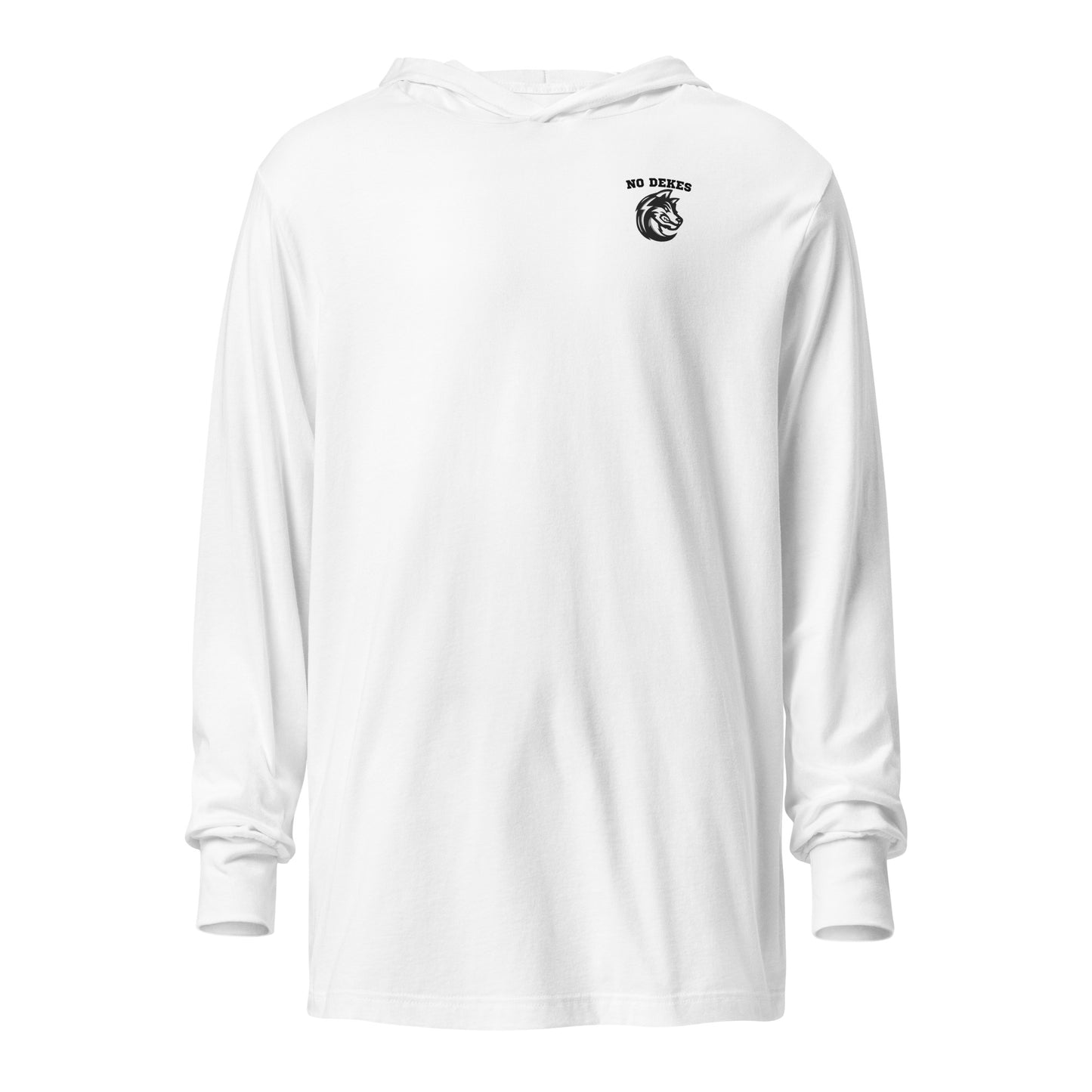 No Dekes Hooded Long-Sleeve Tee