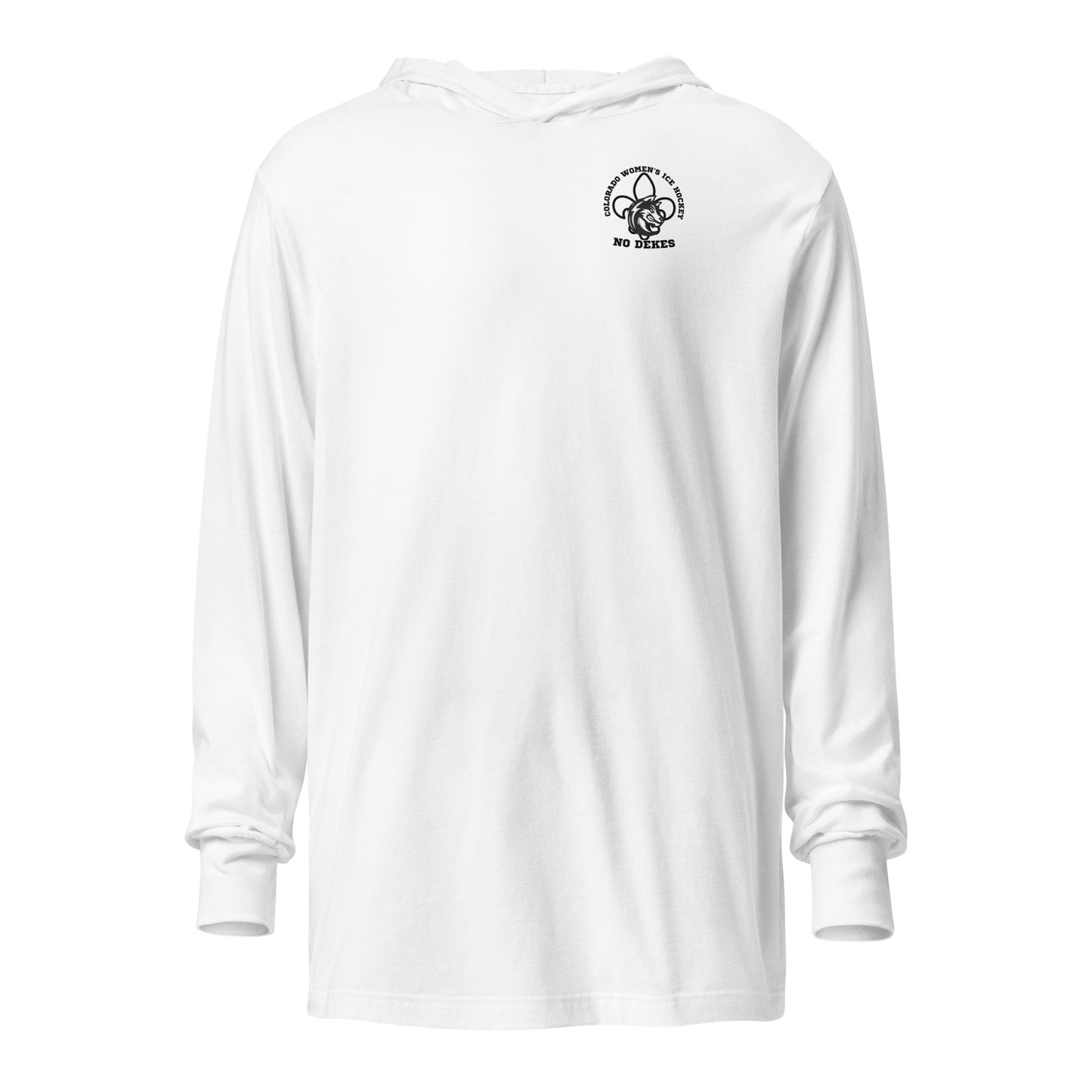 No Dekes Hooded Long-Sleeve Tee 2nd Logo