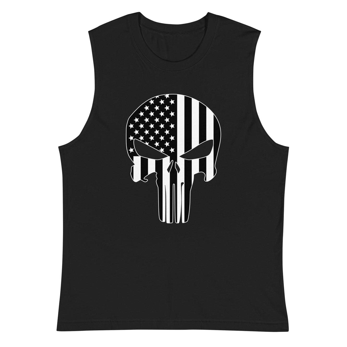 Muscle Shirt Skull USA