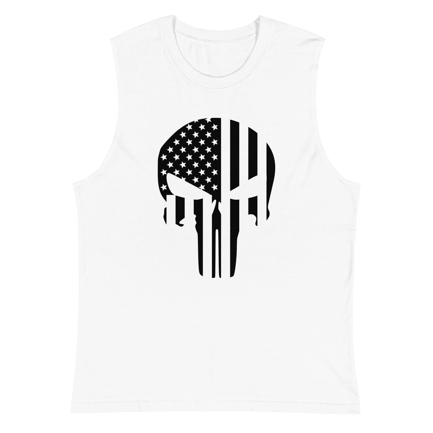 Muscle Shirt Skull USA