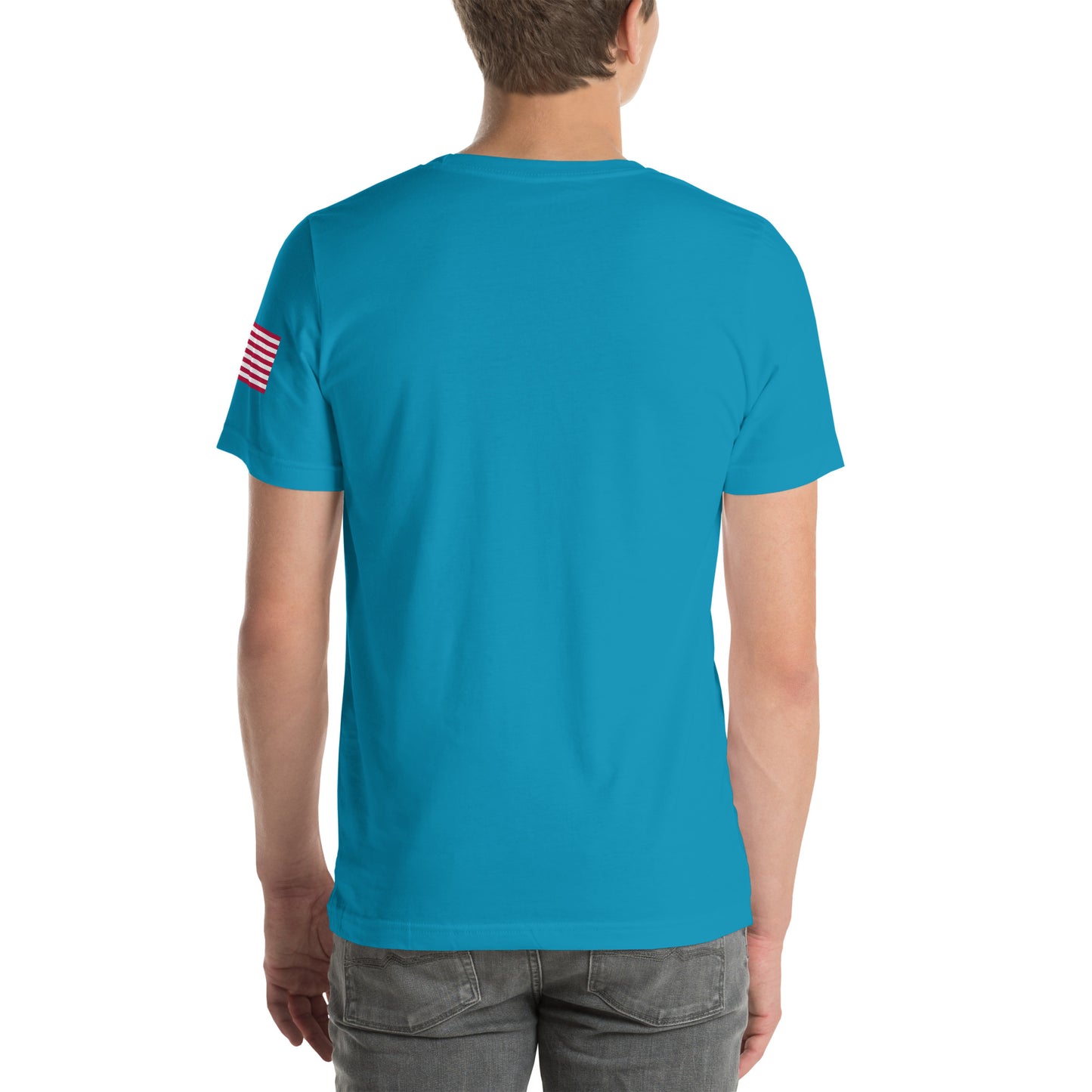 Unisex T-shirt Shoulder Flag