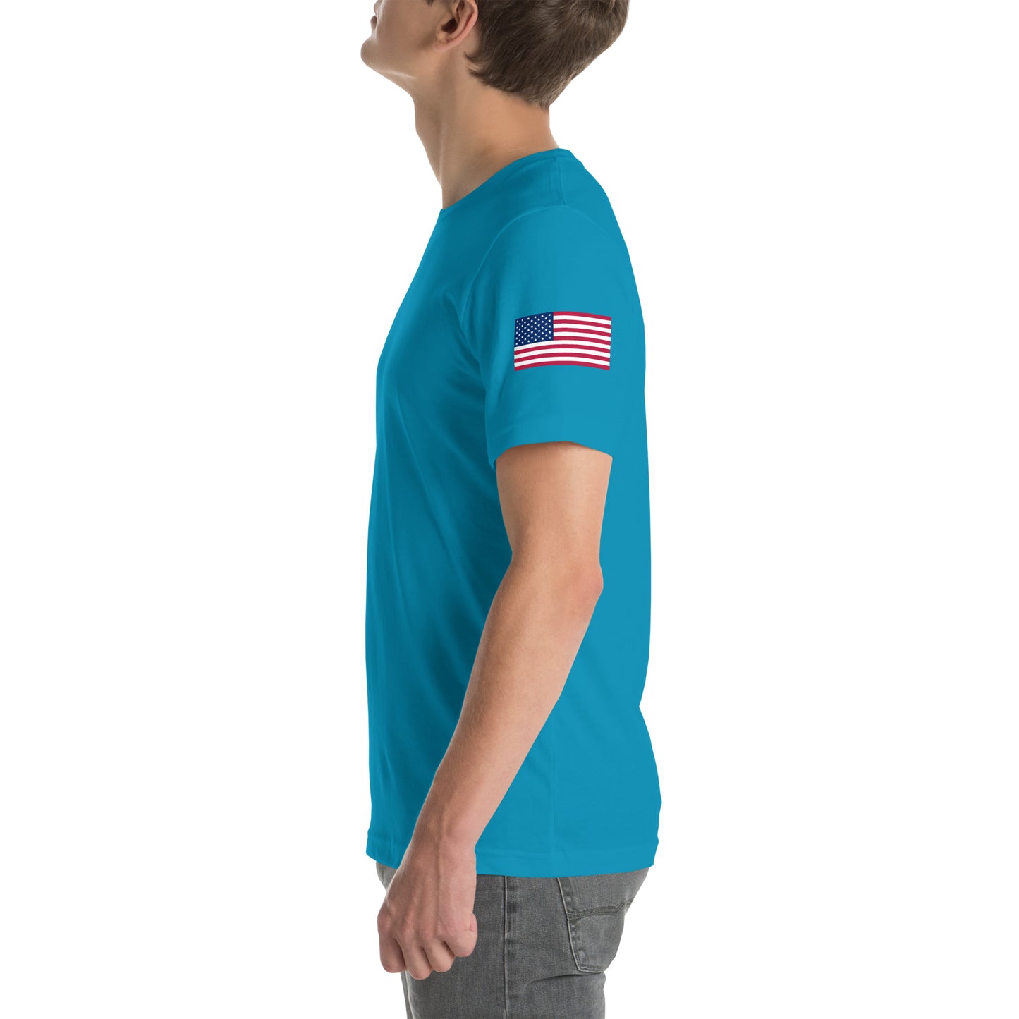 Unisex T-shirt Shoulder Flag