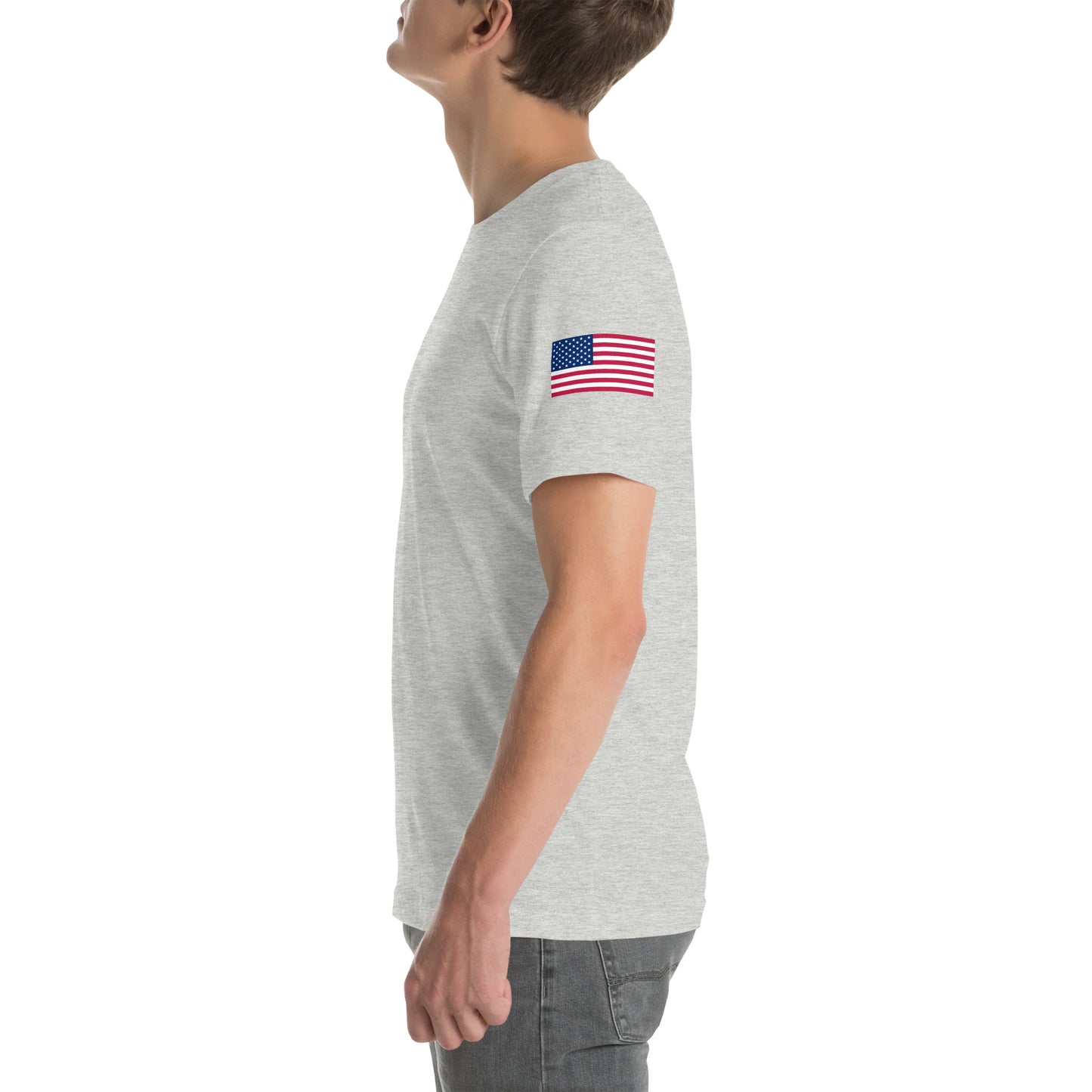 Unisex T-shirt Shoulder Flag