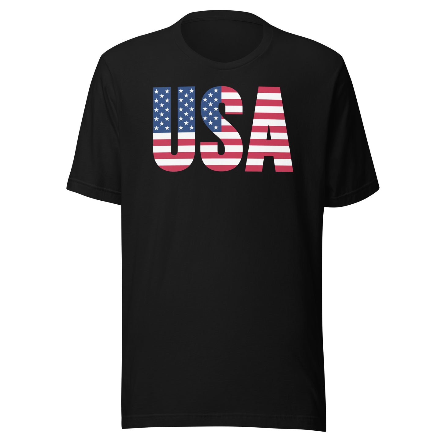 USA Flag Basic T-Shirt