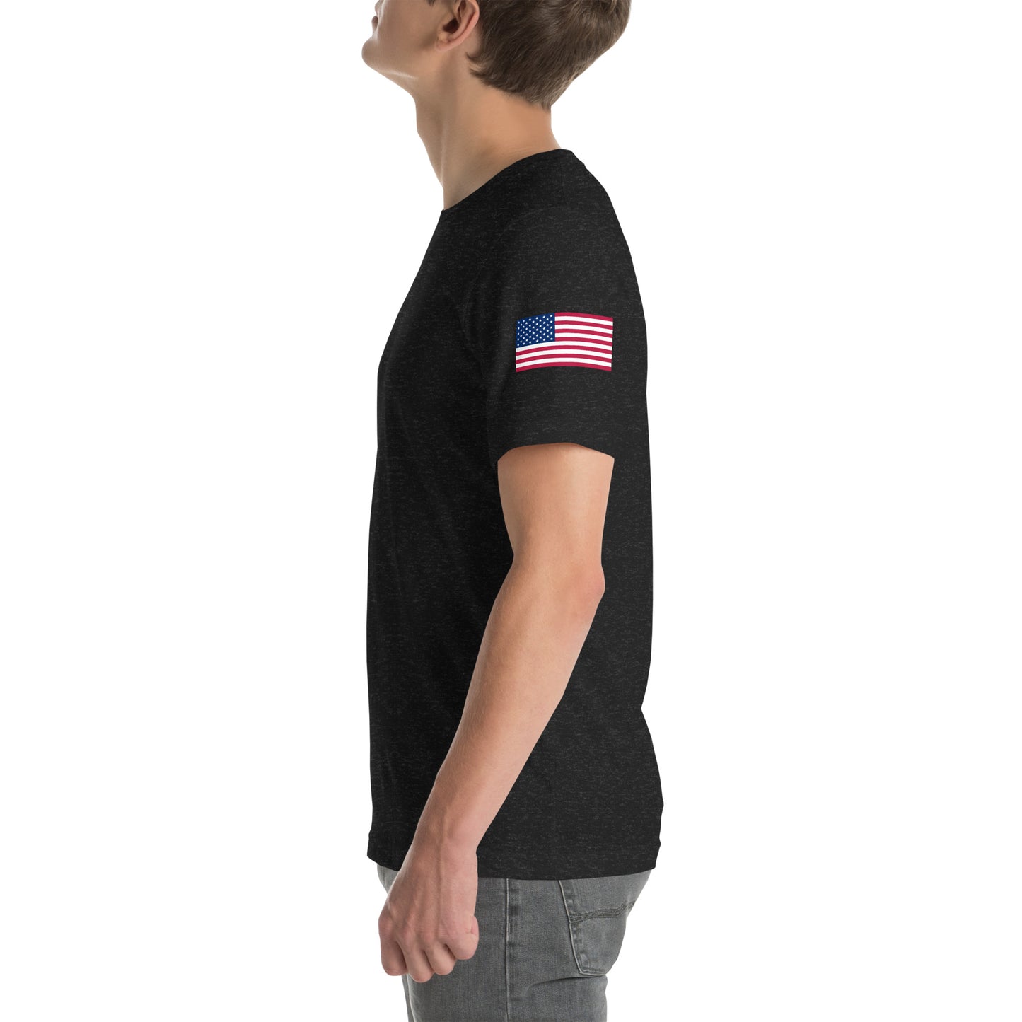 Unisex T-shirt Shoulder Flag