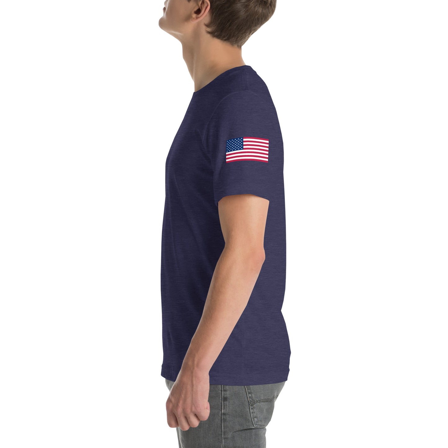 Unisex T-shirt Shoulder Flag