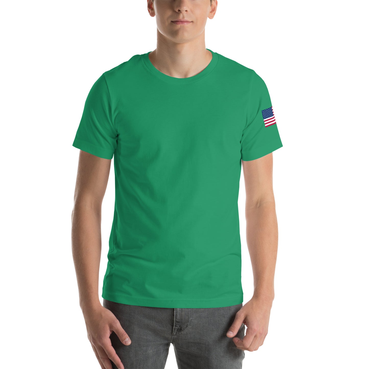 Unisex T-shirt Shoulder Flag