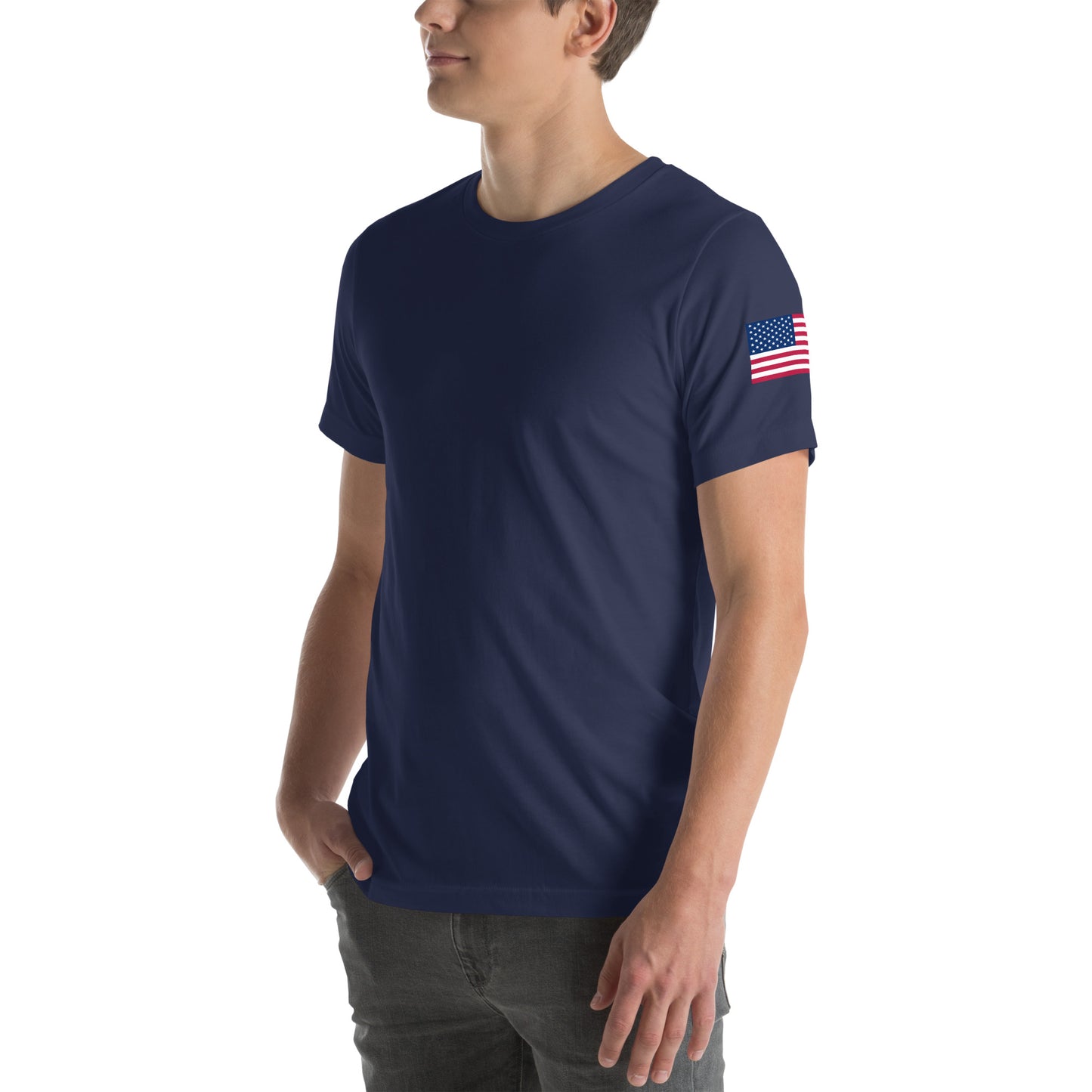 Unisex T-shirt Shoulder Flag