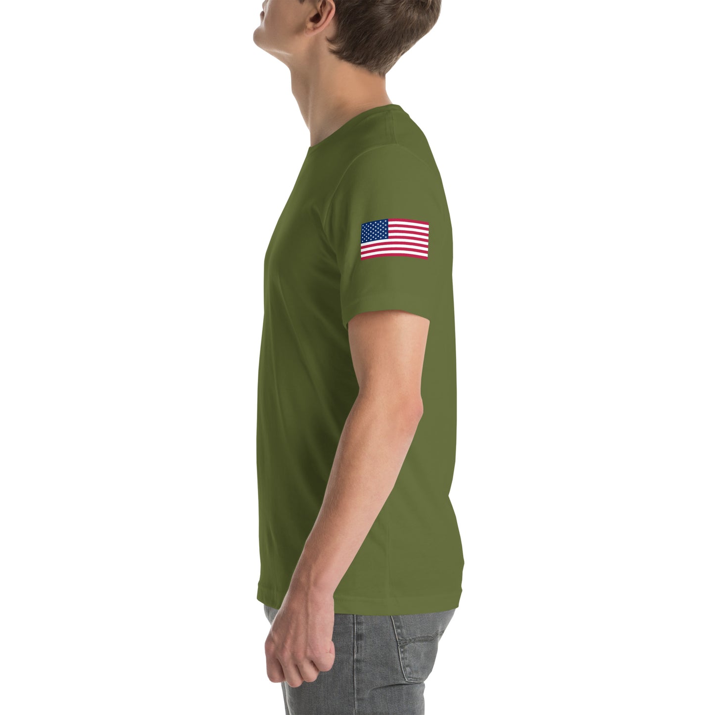 Unisex T-shirt Shoulder Flag