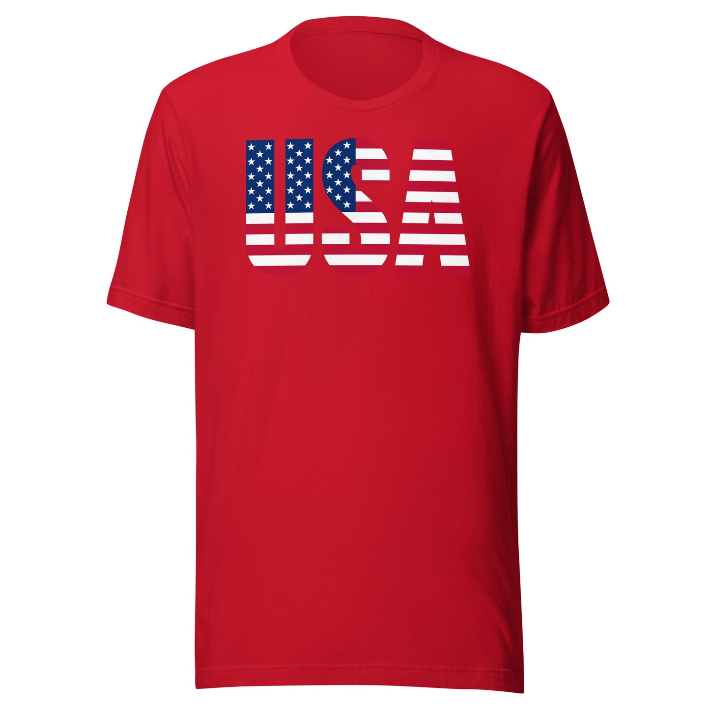 USA Flag Basic T-Shirt