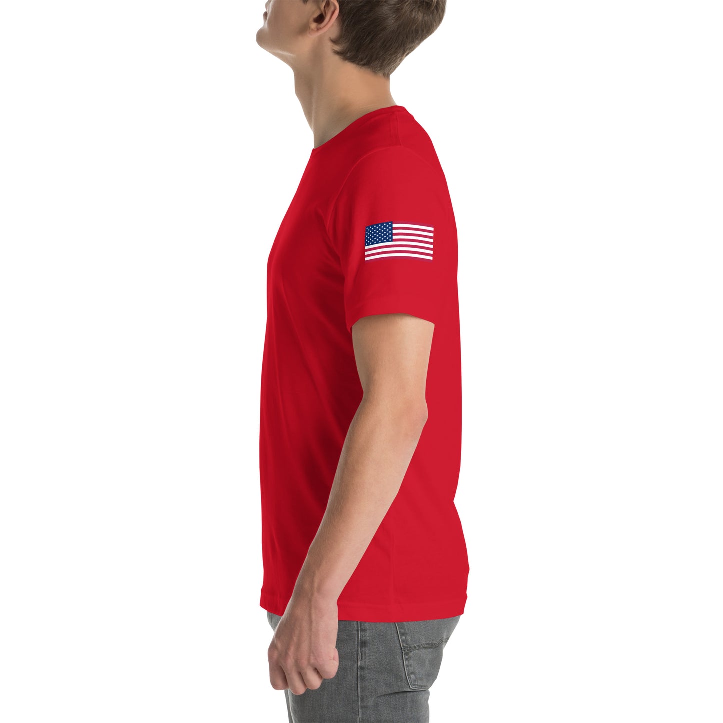 Unisex T-shirt Shoulder Flag