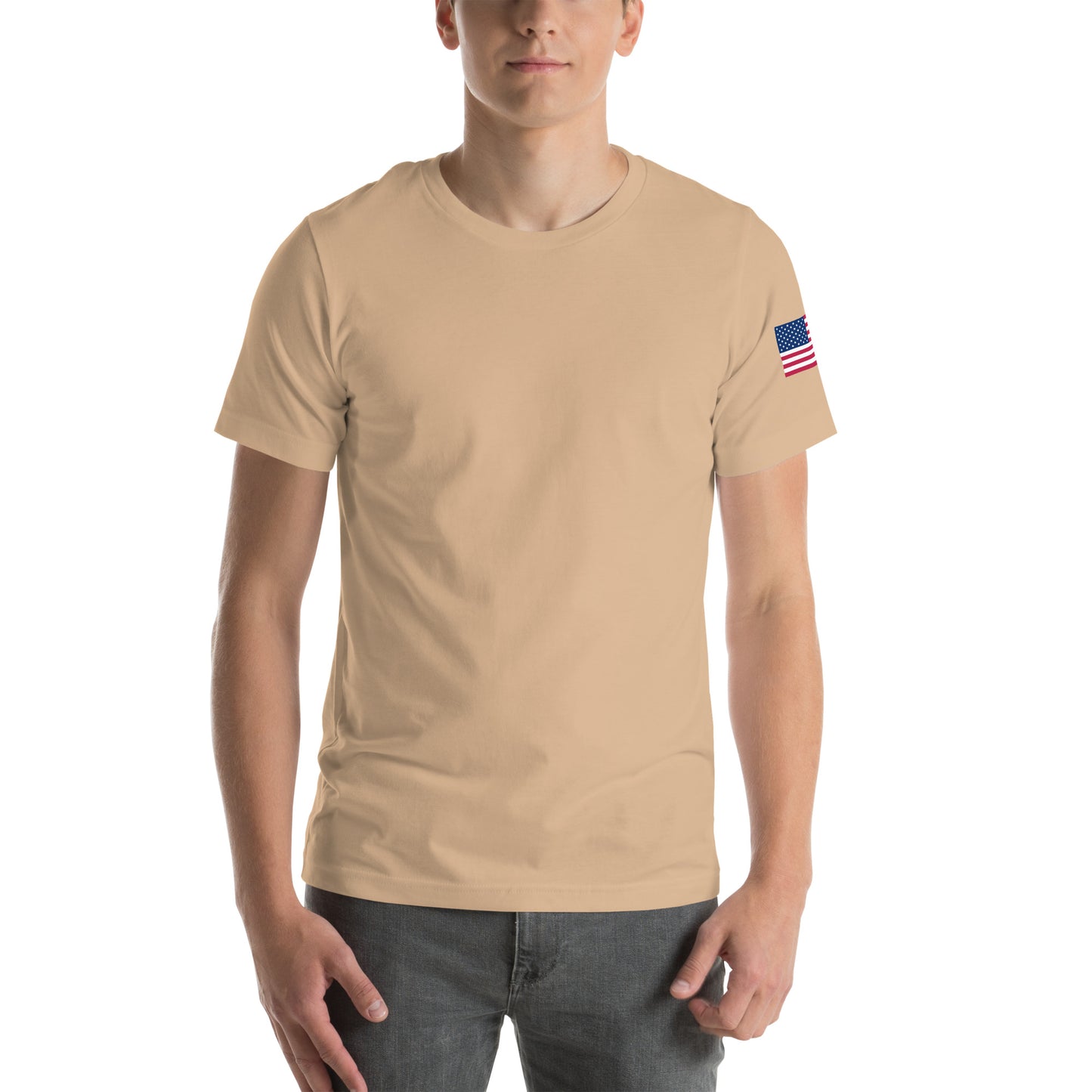 Unisex T-shirt Shoulder Flag