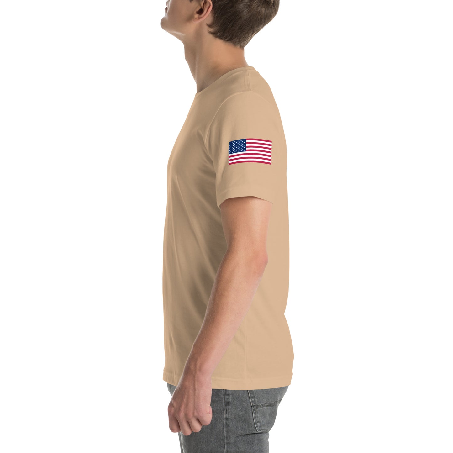 Unisex T-shirt Shoulder Flag