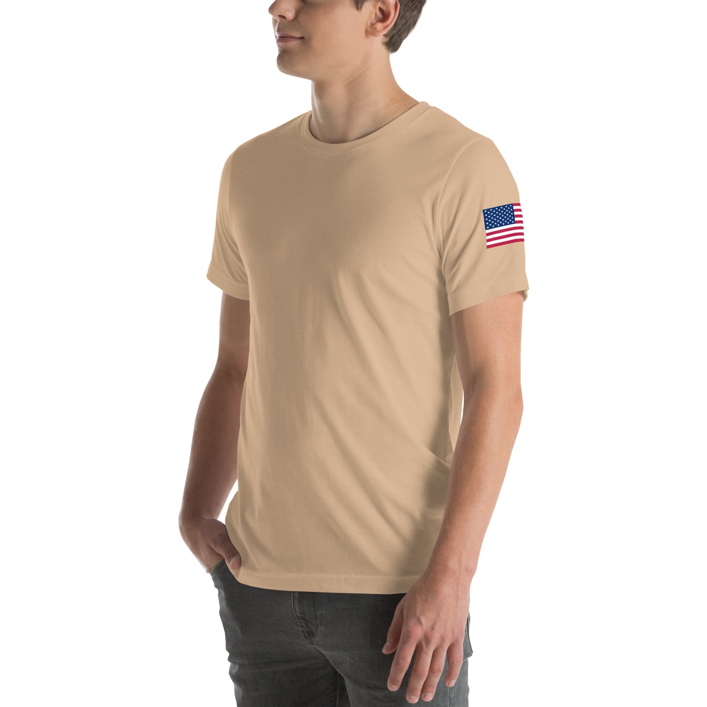 Unisex T-shirt Shoulder Flag