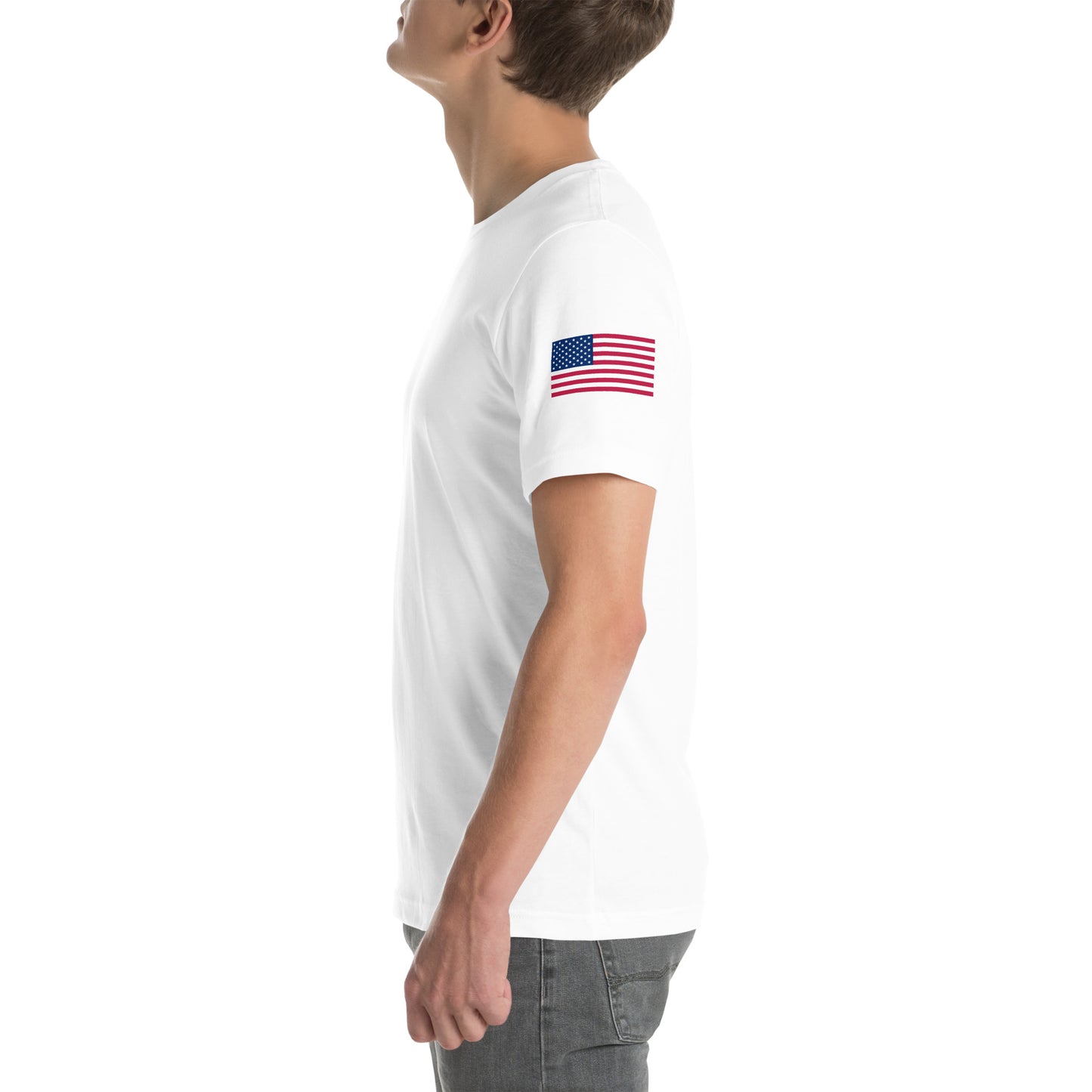 Unisex T-shirt Shoulder Flag