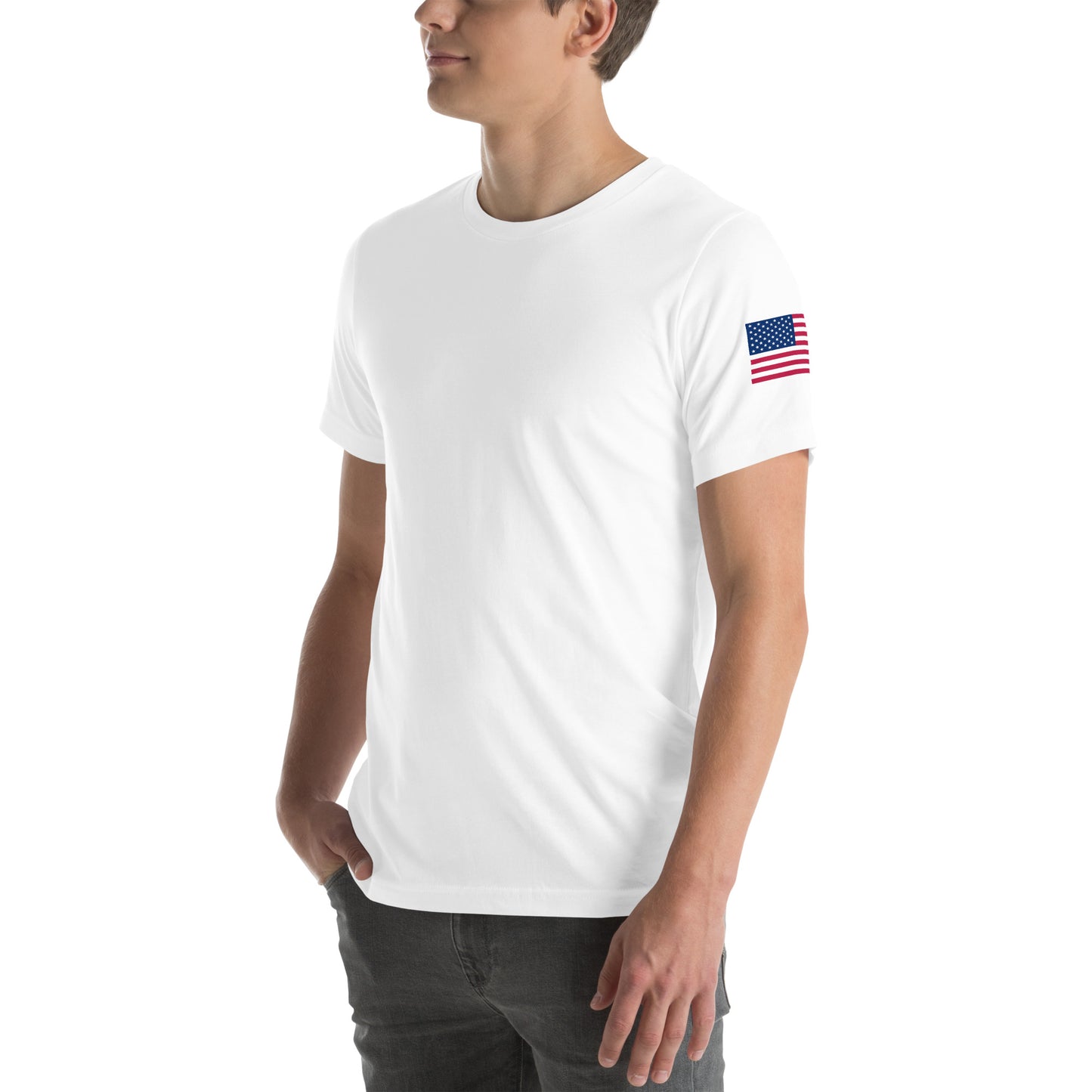 Unisex T-shirt Shoulder Flag