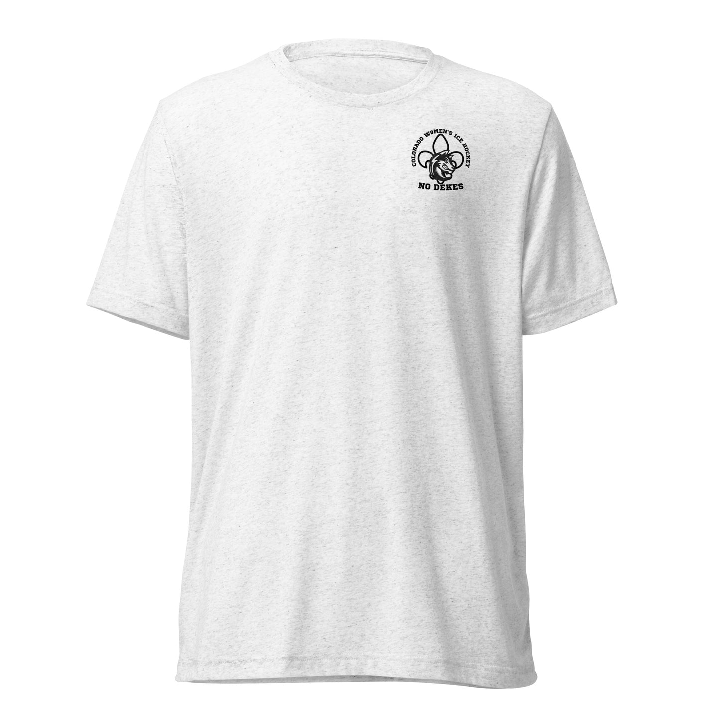 No Dekes Tri-Blend T-Shirt 2nd Logo