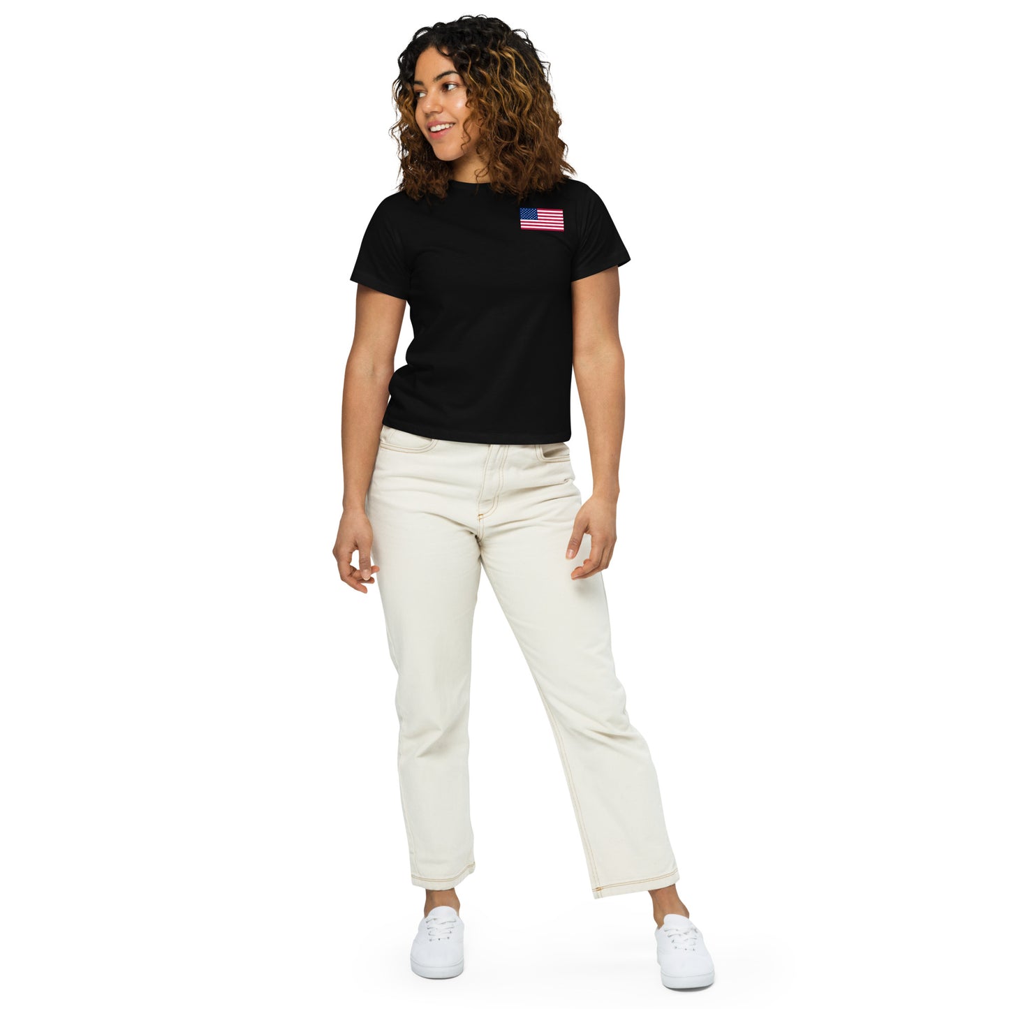 Women’s high-waisted t-shirt USA