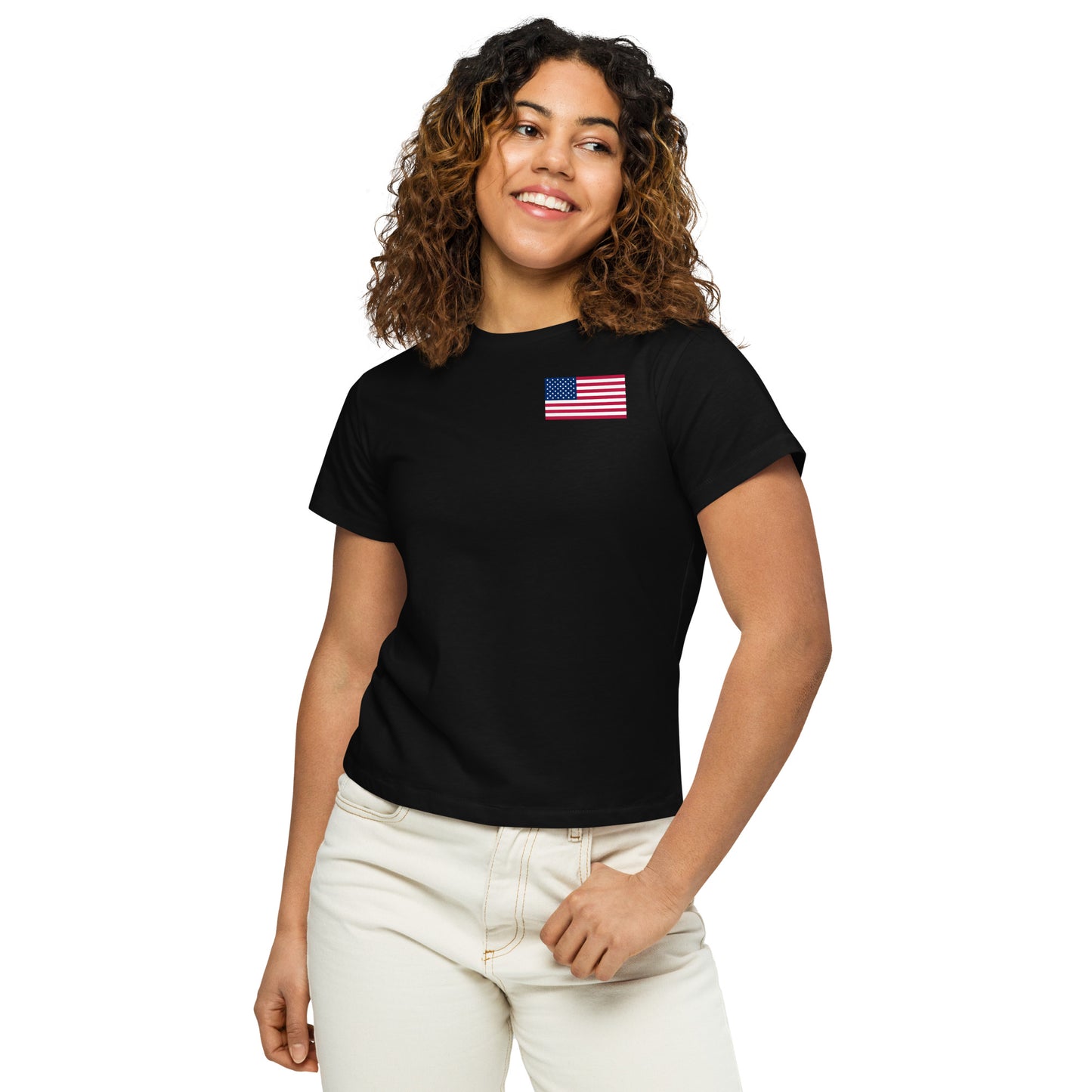 Women’s high-waisted t-shirt USA