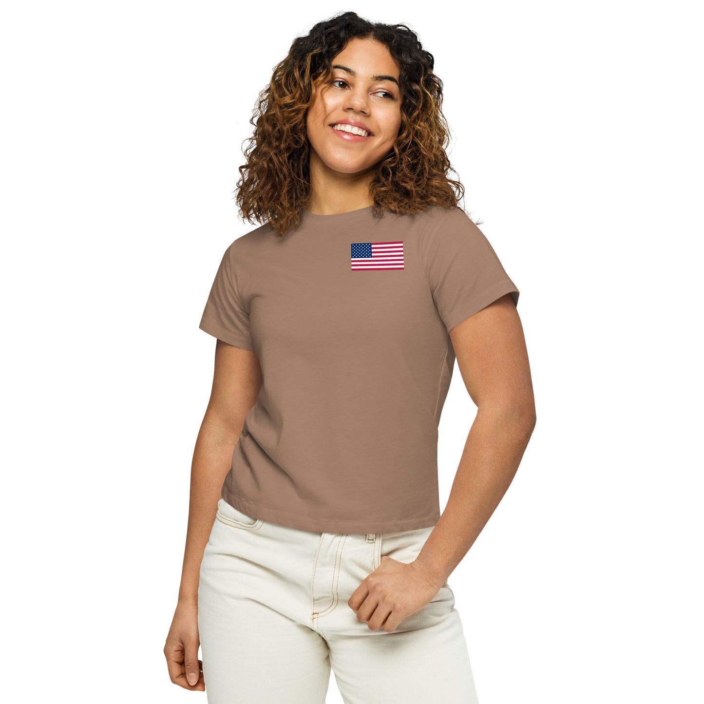 Women’s high-waisted t-shirt USA