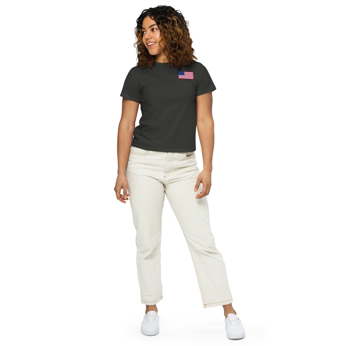 Women’s high-waisted t-shirt USA