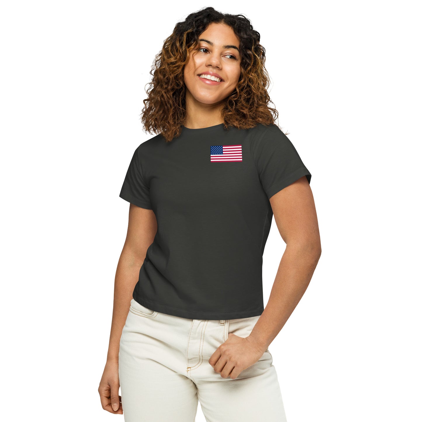 Women’s high-waisted t-shirt USA